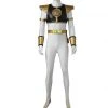 Mighty Morphin Power Rangers White Ranger Tommy Oliver Cosplay Costume -Game Costumes Shop COS 015 01 118