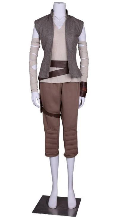 Star Wars: The Last Jedi Rey Cosplay CostumeWith Cape 4 Star Wars: The Last Jedi Rey Cosplay CostumeWith Cape - Image 2