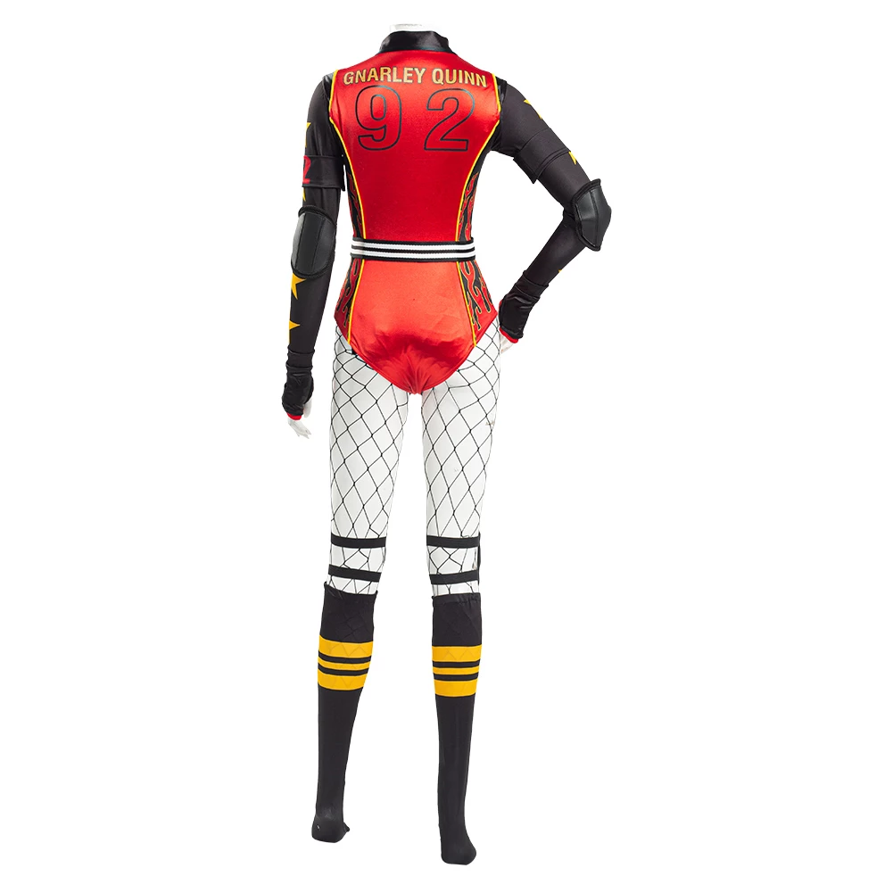 Birds Of Prey Harley Quinn Jumpsuit Cosplay Costume 6 Birds Of Prey Harley Quinn Jumpsuit Cosplay Costume - Image 4