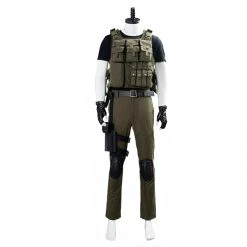 Resident Evil 3 Remake Carlos Oliveira Cosplay Costume Version 2