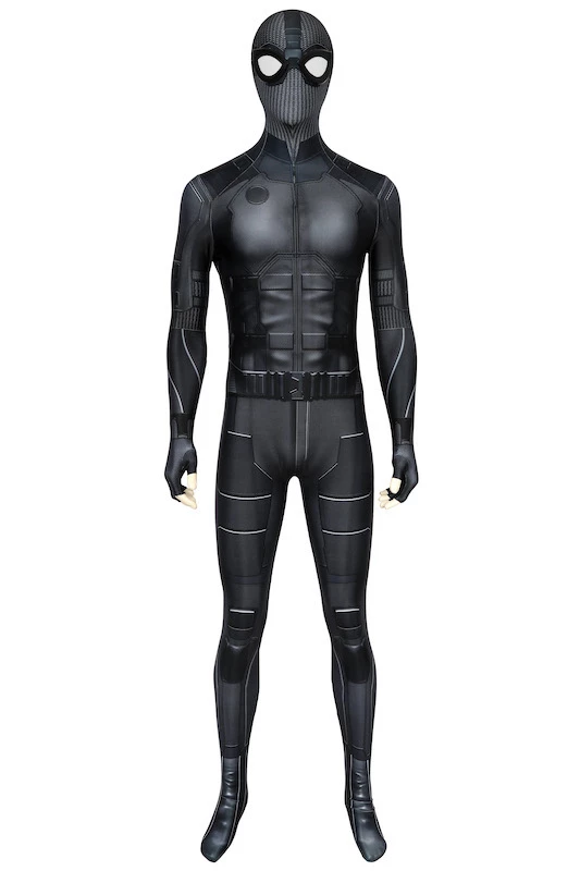 Spider-Man: Far From Home Peter Parker Black Jumpsuit Cosplay Costume 3 Spider-Man: Far From Home Peter Parker Black Jumpsuit Cosplay Costume
