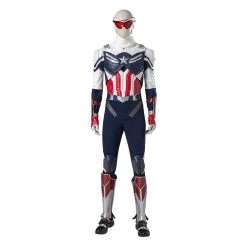 The Falcon And The Winter Soldier Sam Wilson Captain America Cosplay Costume Leather Version