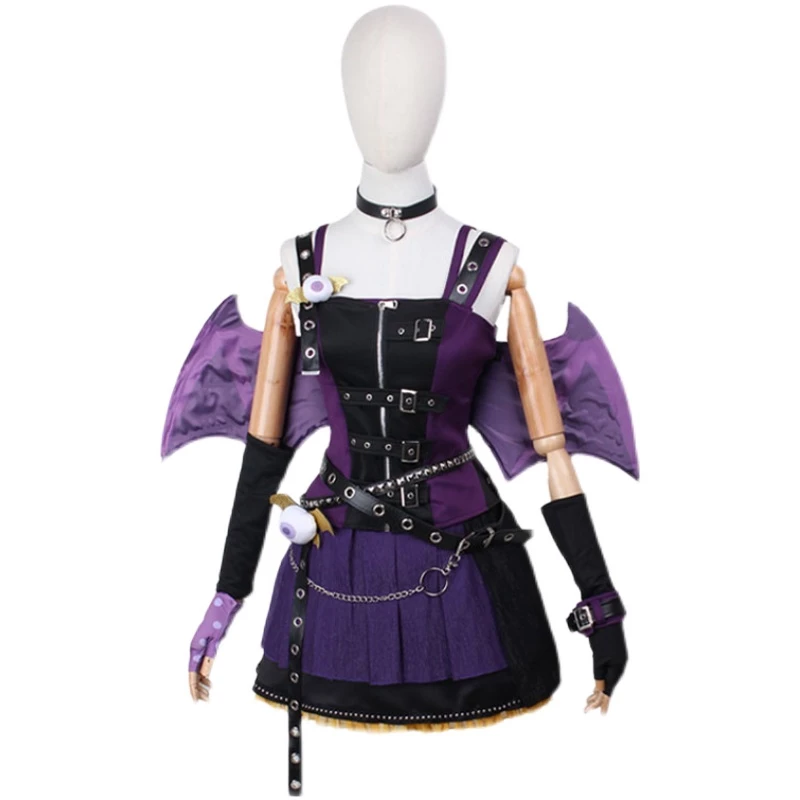 Project Sekai: Colorful Stage! Feat. Hatsune Miku Shiho Hinomori Cosplay Costume 4 Project Sekai: Colorful Stage! Feat. Hatsune Miku Shiho Hinomori Cosplay Costume - Image 2