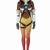 Overwatch Tracer Lena Oxton Yellow Version Cosplay Costume
