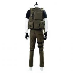 Resident Evil 3 Remake Carlos Oliveira Cosplay Costume Version 2 -Game Costumes Shop COS 016 03 139