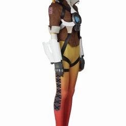 Overwatch Tracer Lena Oxton Yellow Version Cosplay Costume -Game Costumes Shop COS 016 03 39