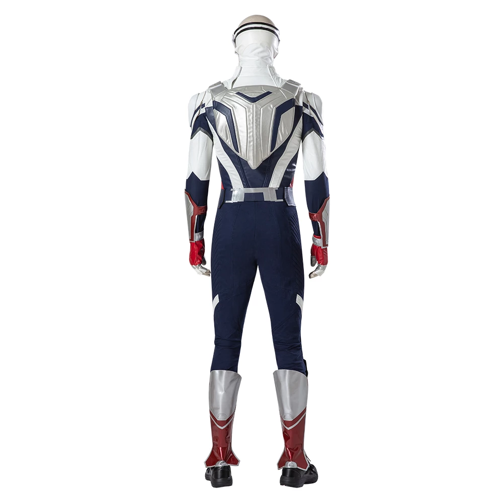 The Falcon And The Winter Soldier Sam Wilson Captain America Cosplay Costume Leather Version 7 The Falcon And The Winter Soldier Sam Wilson Captain America Cosplay Costume Leather Version - Image 5