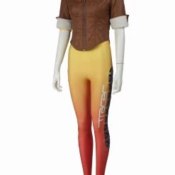Overwatch Tracer Lena Oxton Yellow Version Cosplay Costume -Game Costumes Shop COS 016 05 22