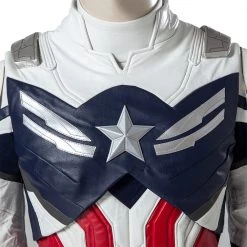 The Falcon And The Winter Soldier Sam Wilson Captain America Cosplay Costume Leather Version 17 The Falcon And The Winter Soldier Sam Wilson Captain America Cosplay Costume Leather Version -Game Costumes Shop COS 016 06 44