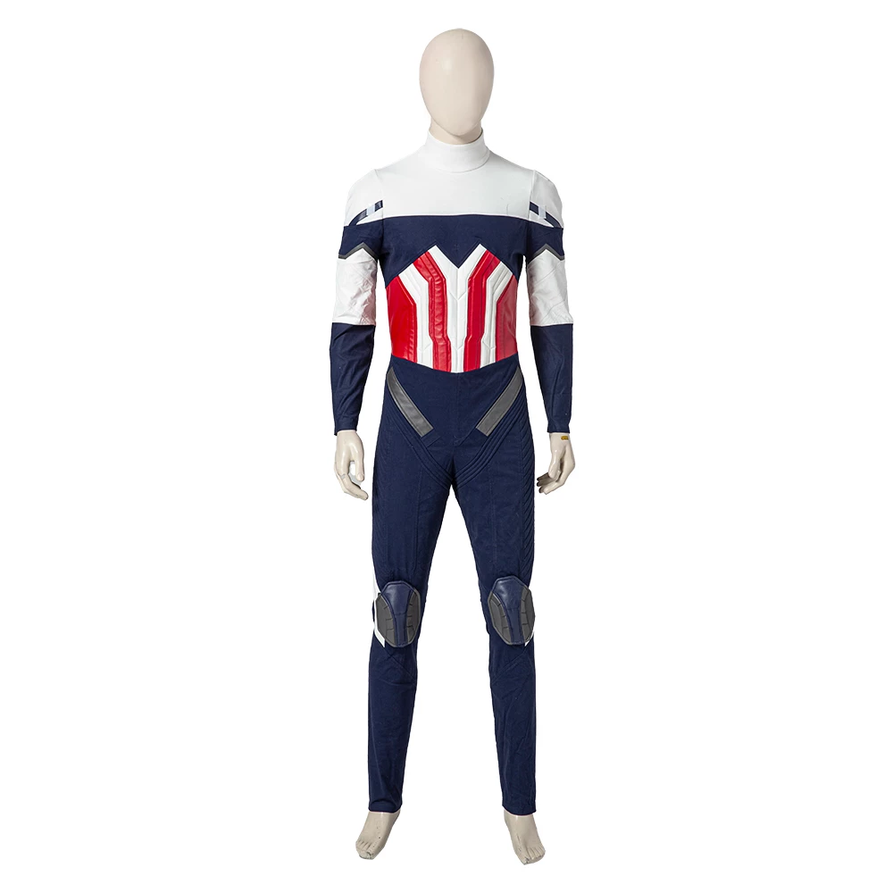 The Falcon And The Winter Soldier Sam Wilson Captain America Cosplay Costume Leather Version 10 The Falcon And The Winter Soldier Sam Wilson Captain America Cosplay Costume Leather Version - Image 8
