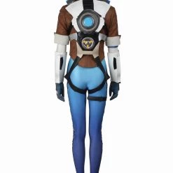 Overwatch Tracer Lena Oxton Blue Version Cosplay Costume 15 Overwatch Tracer Lena Oxton Blue Version Cosplay Costume -Game Costumes Shop COS 017 03 41