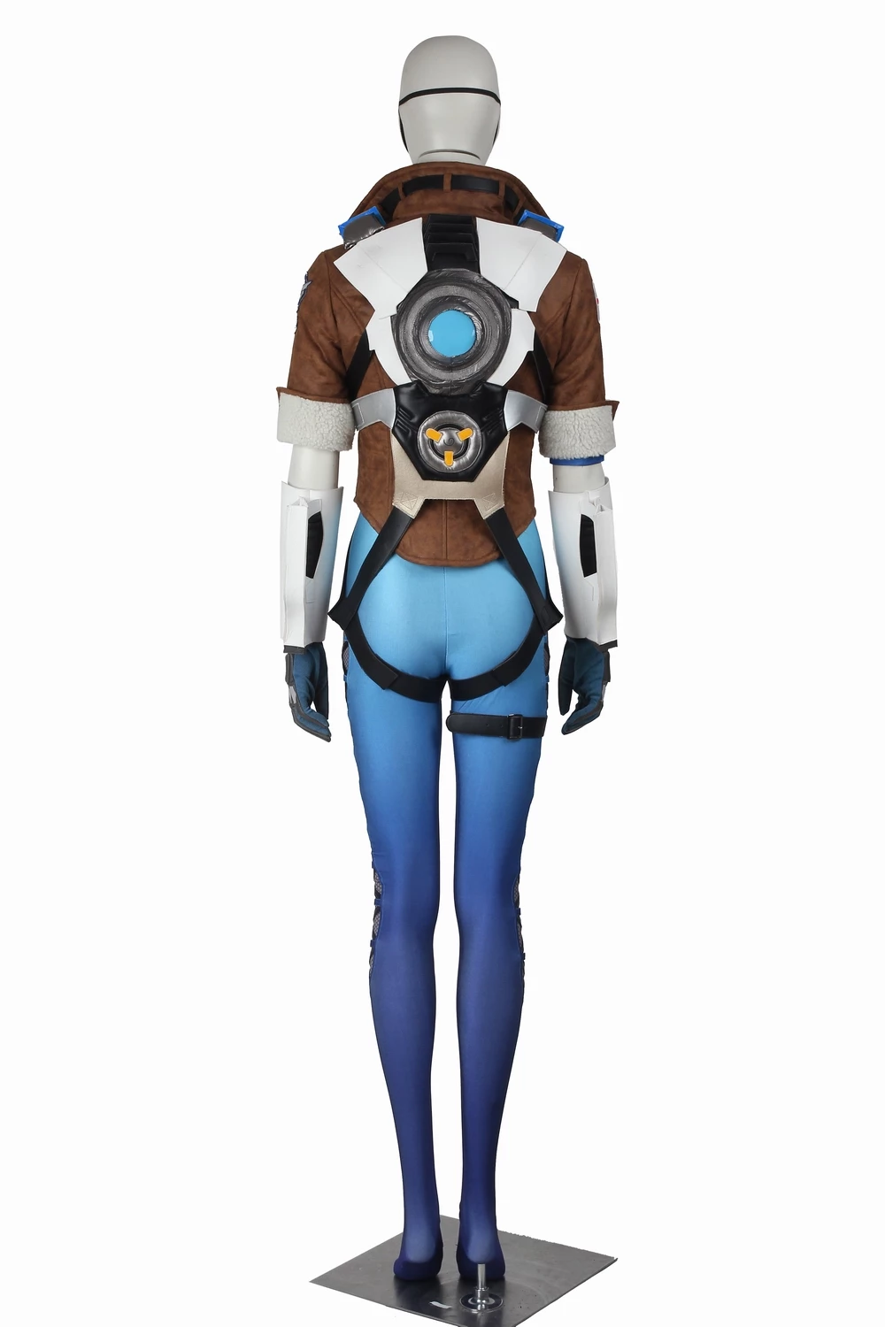 Overwatch Tracer Lena Oxton Blue Version Cosplay Costume 5 Overwatch Tracer Lena Oxton Blue Version Cosplay Costume - Image 3