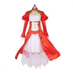 Fate/Extra Red Saber Nero Cosplay Costume 12 Fate/Extra Red Saber Nero Cosplay Costume -Game Costumes Shop COS 017 04 47