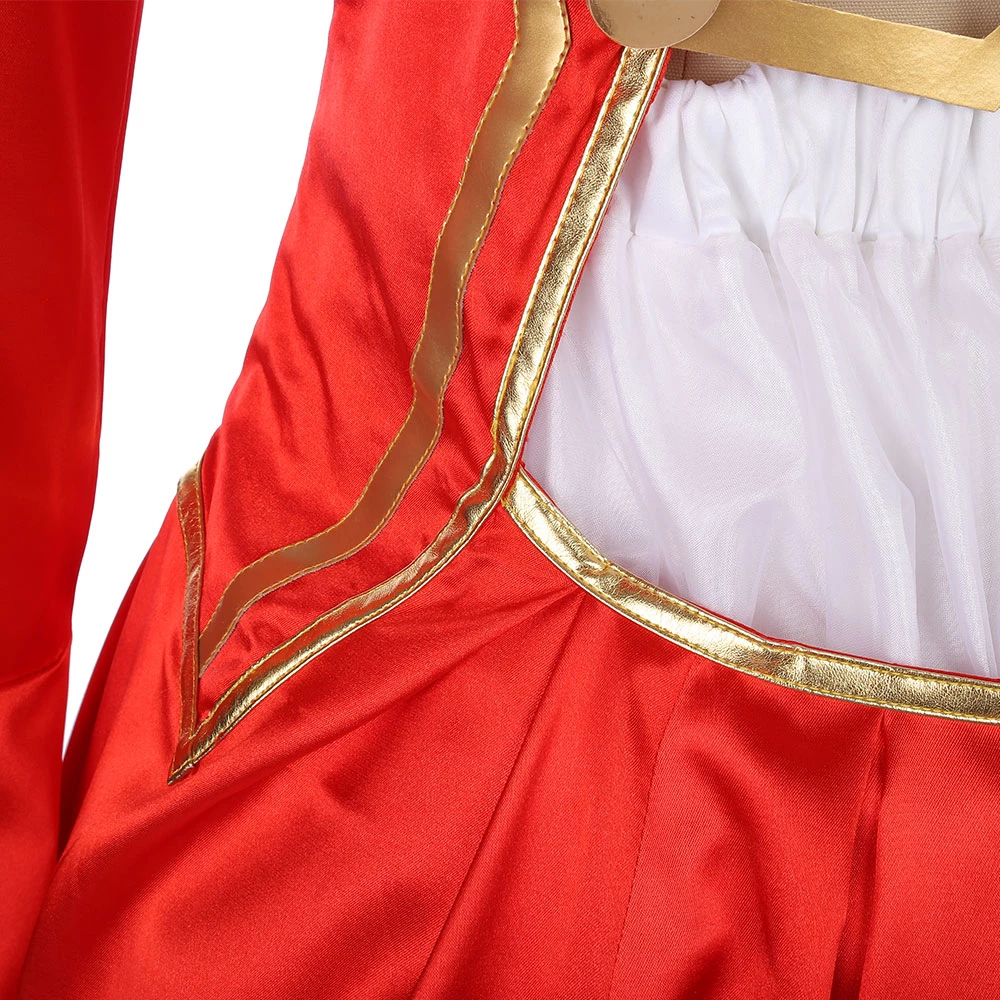Fate/Extra Red Saber Nero Cosplay Costume 8 Fate/Extra Red Saber Nero Cosplay Costume - Image 6
