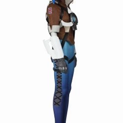 Overwatch Tracer Lena Oxton Blue Version Cosplay Costume 18 Overwatch Tracer Lena Oxton Blue Version Cosplay Costume -Game Costumes Shop COS 017 06 8