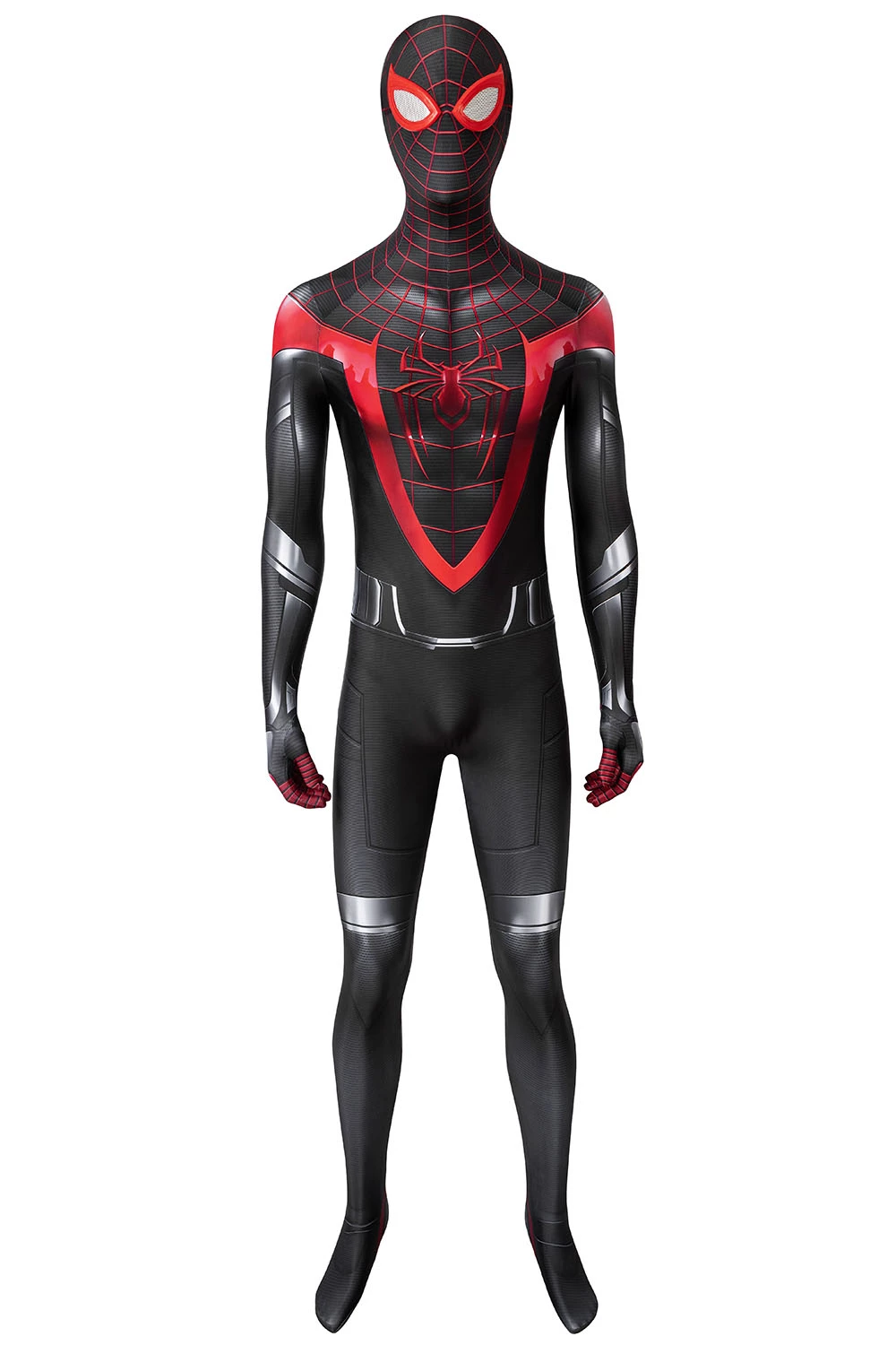 Spider-Man: Miles Morales PS5 Jumpsuit Cosplay Costume 11 Spider-Man: Miles Morales PS5 Jumpsuit Cosplay Costume - Image 9