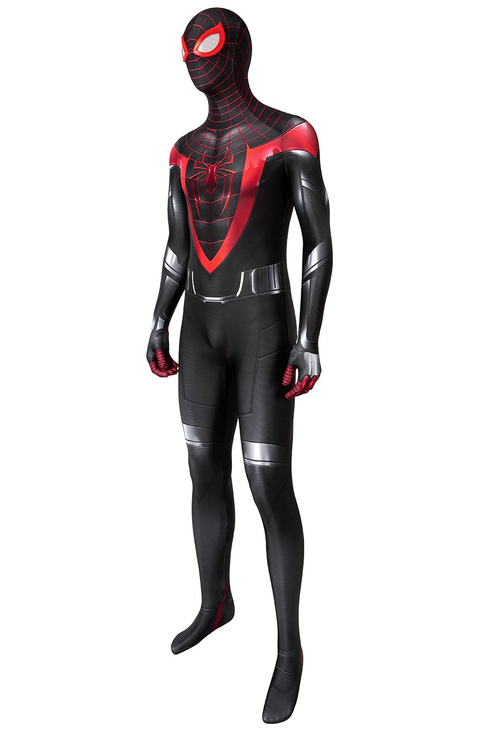 Spider-Man: Miles Morales PS5 Jumpsuit Cosplay Costume 5 Spider-Man: Miles Morales PS5 Jumpsuit Cosplay Costume - Image 3