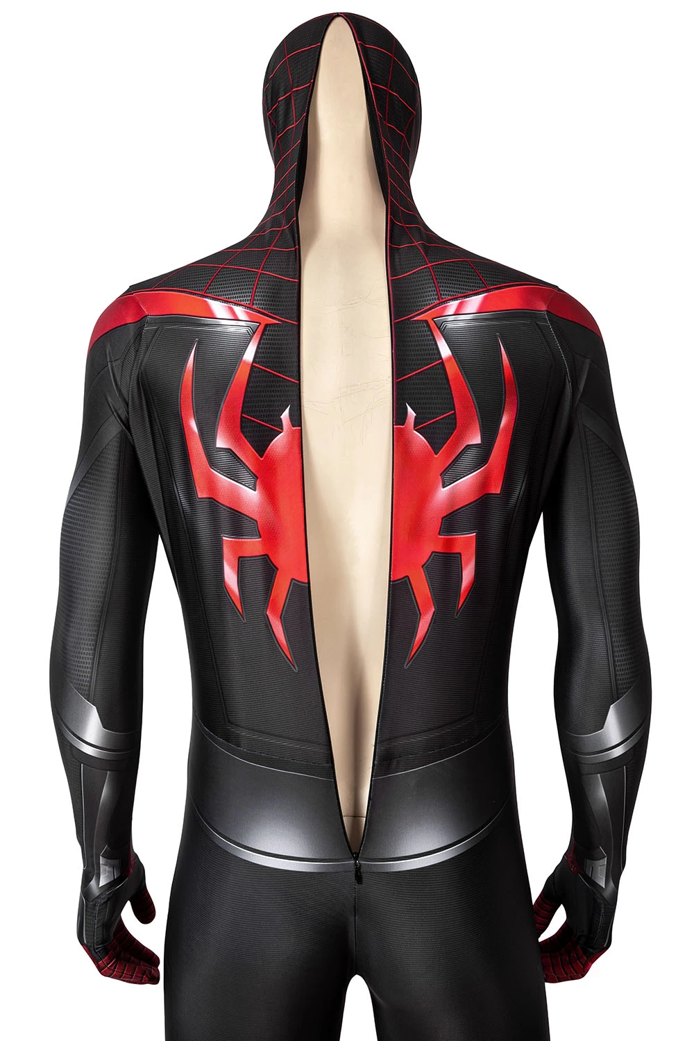 Spider-Man: Miles Morales PS5 Jumpsuit Cosplay Costume 10 Spider-Man: Miles Morales PS5 Jumpsuit Cosplay Costume - Image 8