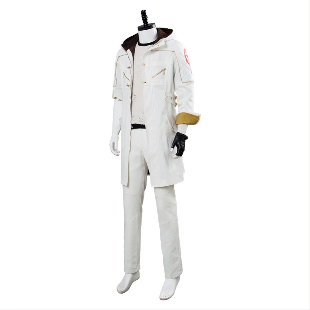 Devil May Cry 5 Nero White Suit Cosplay Costume 5 Devil May Cry 5 Nero White Suit Cosplay Costume - Image 3