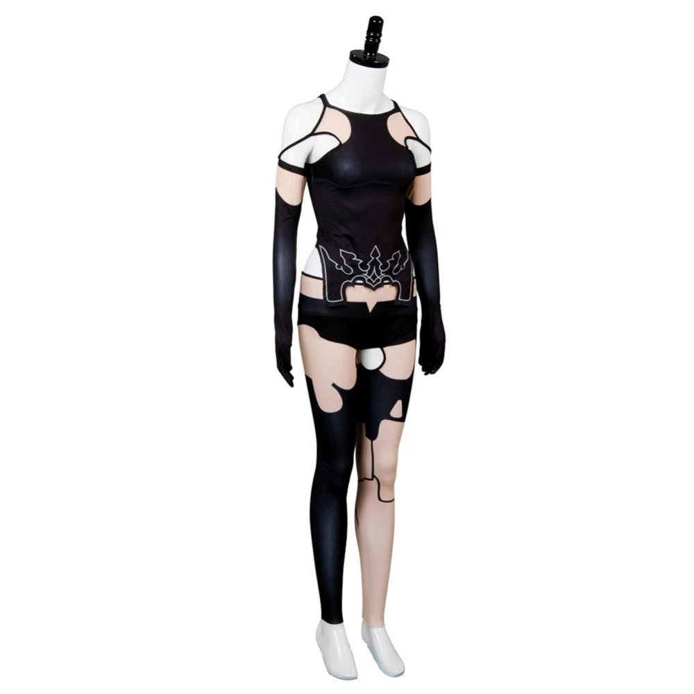 Nier: Automata YoRHa Model A No.2 A2 Cosplay Costume 4 Nier: Automata YoRHa Model A No.2 A2 Cosplay Costume - Image 2