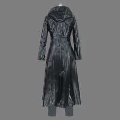Kingdom Hearts II Roxas Organization XIII Leather Suit Cosplay Costume -Game Costumes Shop COS 019 03 116