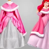 The Little Mermaid Dress Cosplay Costume With Cape -Game Costumes Shop COS 01 01