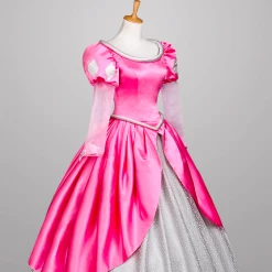The Little Mermaid Dress Cosplay Costume With Cape -Game Costumes Shop COS 01 03 1