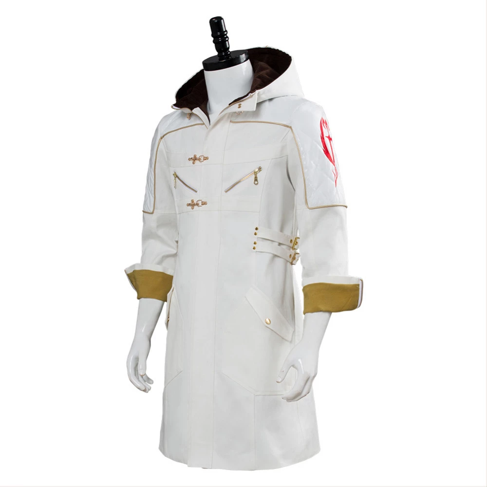 Devil May Cry 5 Nero White Coat Cosplay Costume 5 Devil May Cry 5 Nero White Coat Cosplay Costume - Image 3