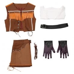 Final Fantasy VII Remake Kyrie Canaan Tifa Lockhart Cowboy Suit Cosplay Costume -Game Costumes Shop COS 020 04 87