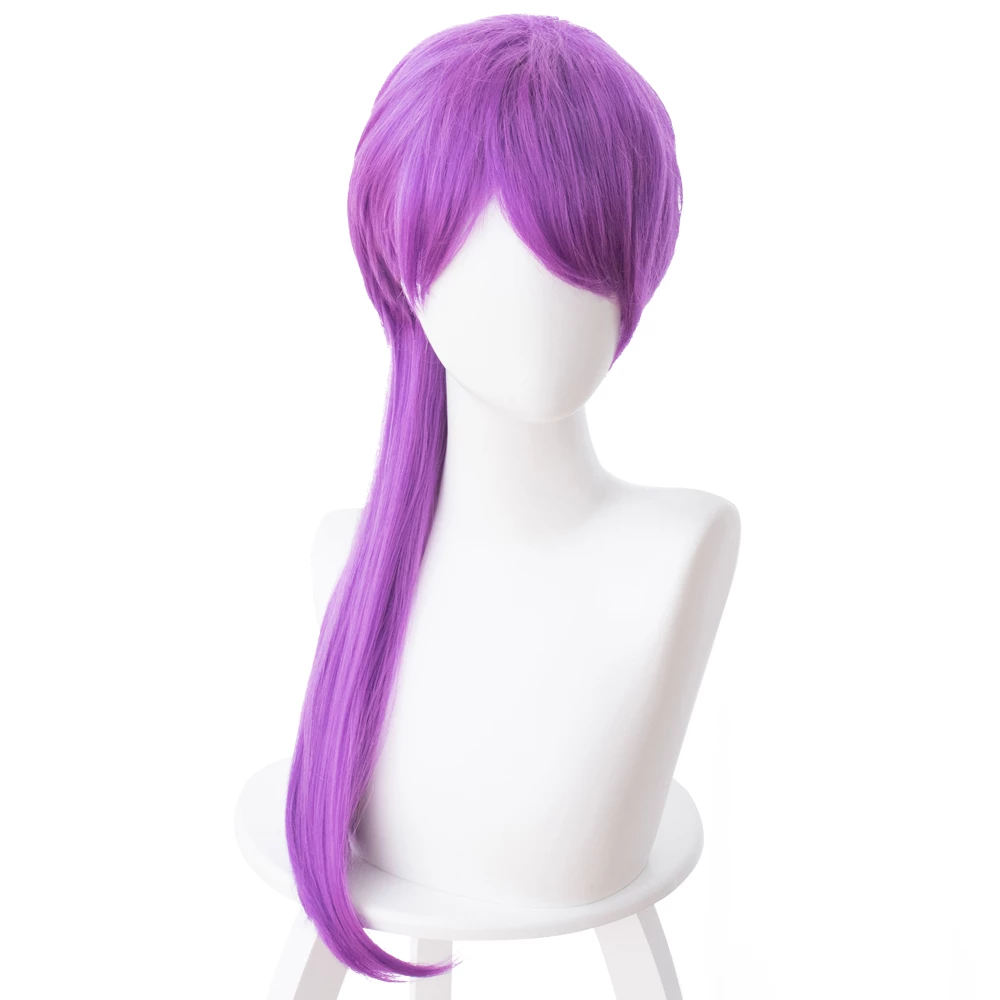 Purple 45cm League Of Legends LOL K/DA Evelynn Cosplay Wig 3 Purple 45cm League Of Legends LOL K/DA Evelynn Cosplay Wig