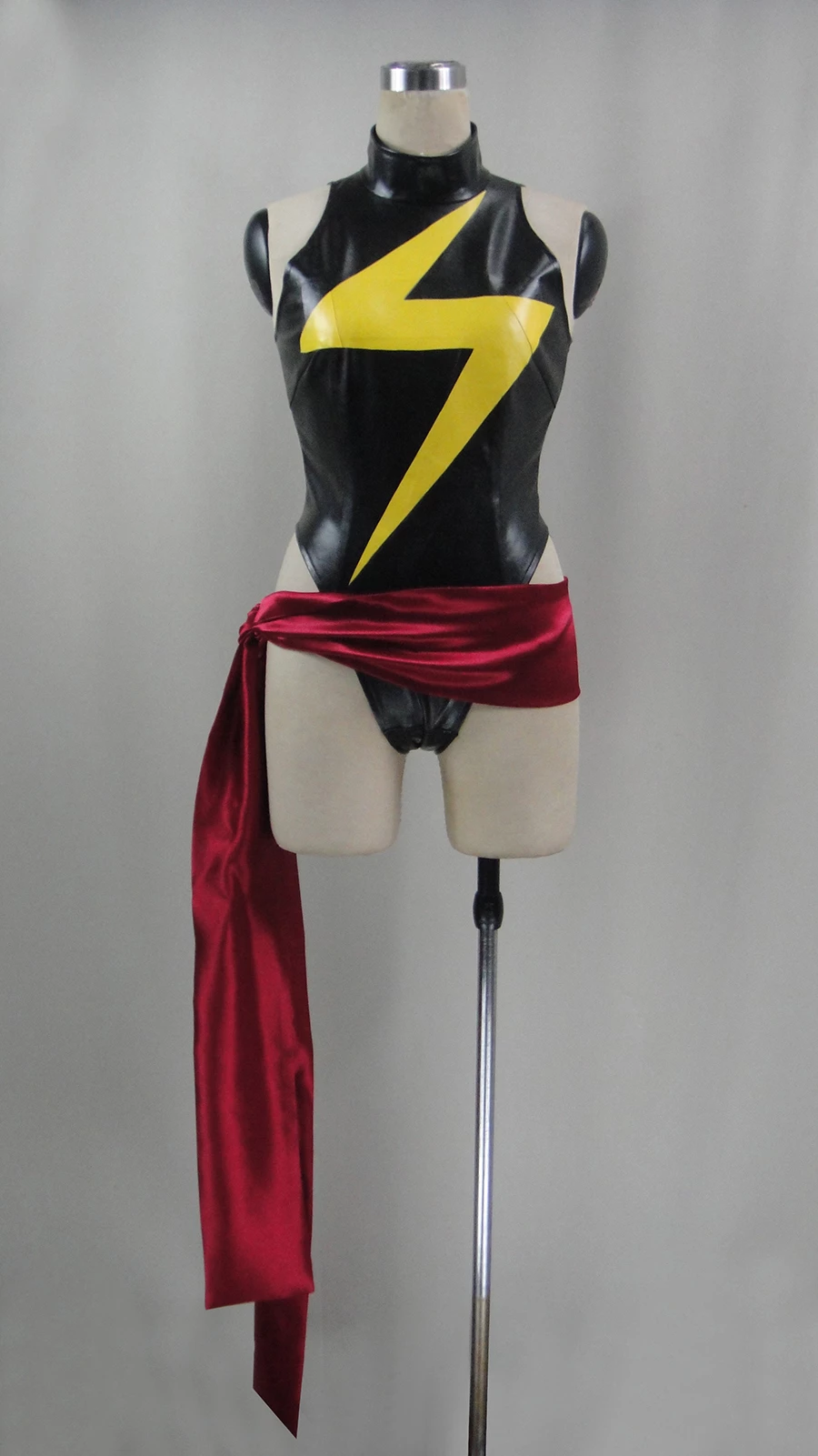 Marvel Avengers Alliance: Ms. Marvel Jumpsuit Cosplay Costume 3 Marvel Avengers Alliance: Ms. Marvel Jumpsuit Cosplay Costume