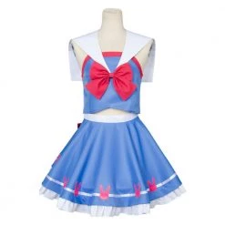Overwatch D.VA Hana Song Sailor Suit Cosplay Costume