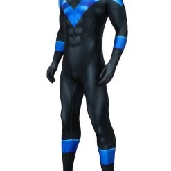 Batman: Under The Red Hood Nightwing Dick Grayson Jumpsuit Cosplay Costume 13 Batman: Under The Red Hood Nightwing Dick Grayson Jumpsuit Cosplay Costume -Game Costumes Shop COS 021 02 168