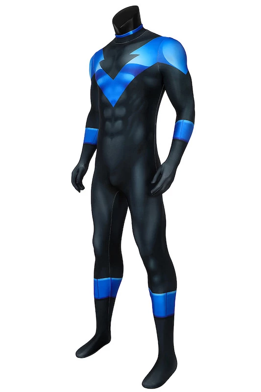 Batman: Under The Red Hood Nightwing Dick Grayson Jumpsuit Cosplay Costume 5 Batman: Under The Red Hood Nightwing Dick Grayson Jumpsuit Cosplay Costume - Image 3