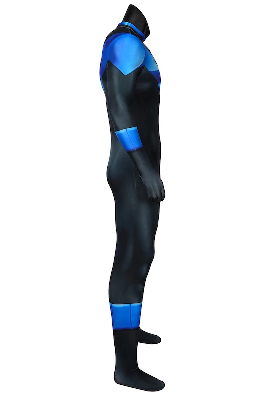 Batman: Under The Red Hood Nightwing Dick Grayson Jumpsuit Cosplay Costume 6 Batman: Under The Red Hood Nightwing Dick Grayson Jumpsuit Cosplay Costume - Image 4