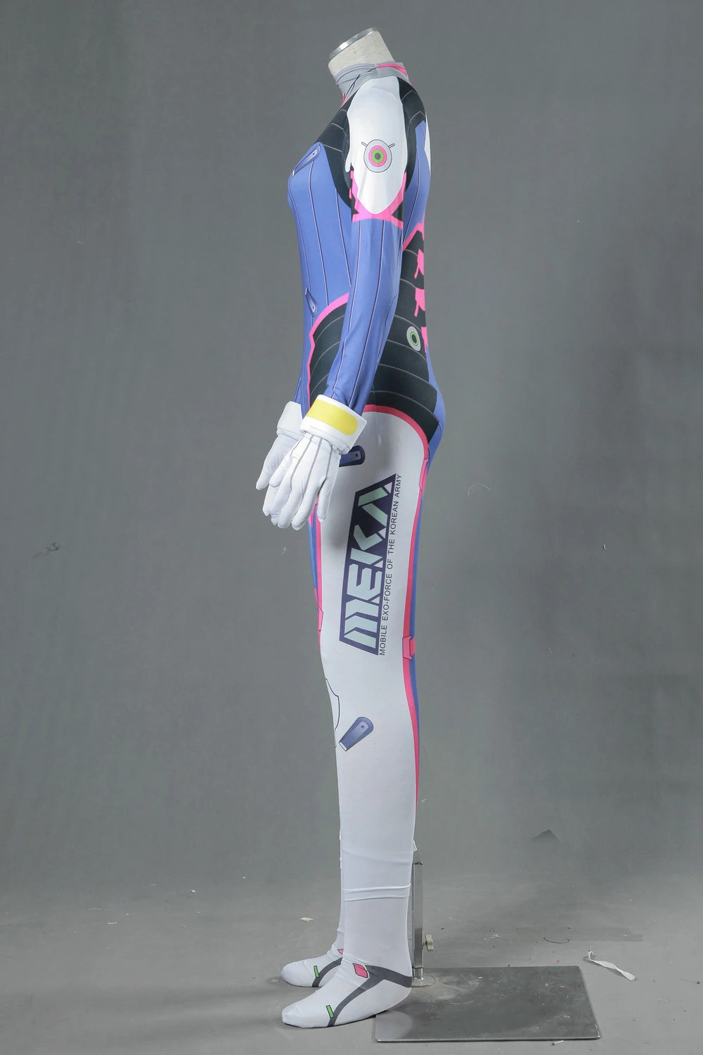 Overwatch D.VA Zentai Jumpsuit Cosplay Costume 5 Overwatch D.VA Zentai Jumpsuit Cosplay Costume - Image 3