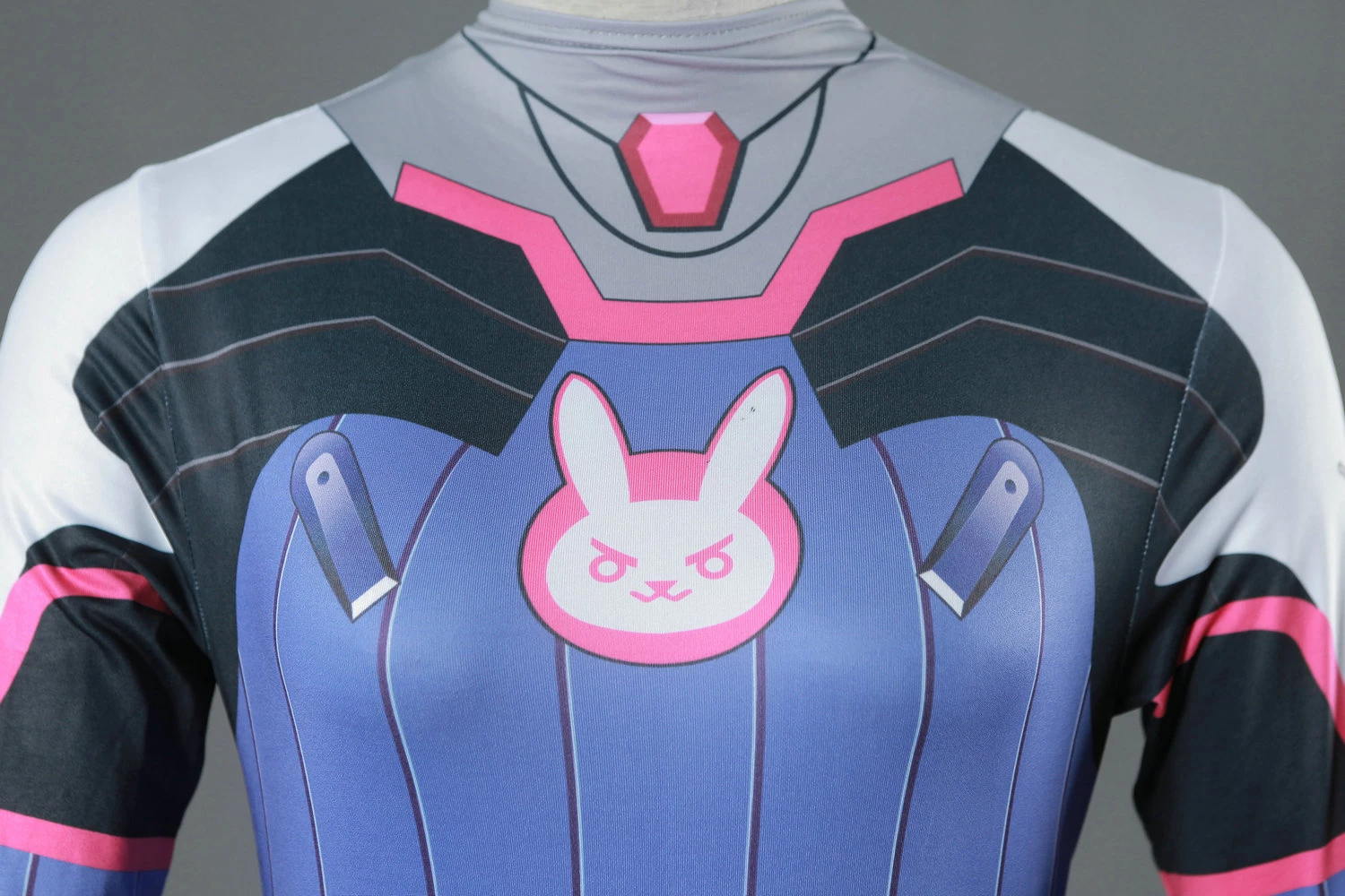Overwatch D.VA Zentai Jumpsuit Cosplay Costume 7 Overwatch D.VA Zentai Jumpsuit Cosplay Costume - Image 5