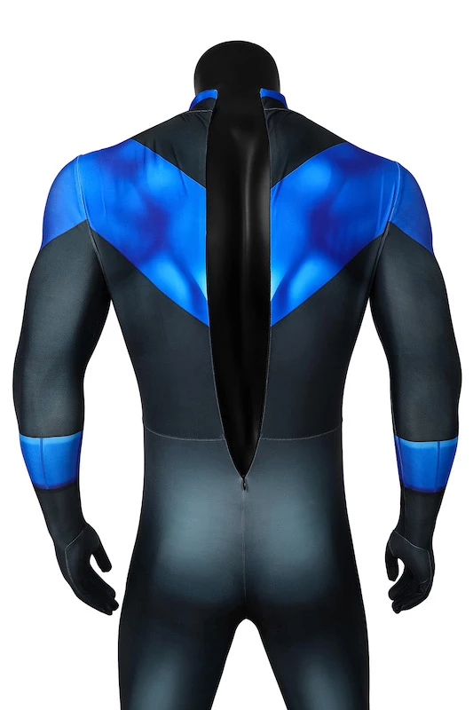 Batman: Under The Red Hood Nightwing Dick Grayson Jumpsuit Cosplay Costume 8 Batman: Under The Red Hood Nightwing Dick Grayson Jumpsuit Cosplay Costume - Image 6