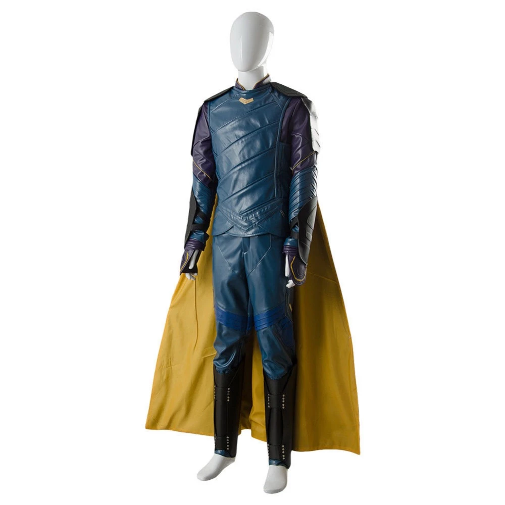 Thor 3 Ragnarok Loki Cosplay Costume Blue Version 4 Thor 3 Ragnarok Loki Cosplay Costume Blue Version - Image 2