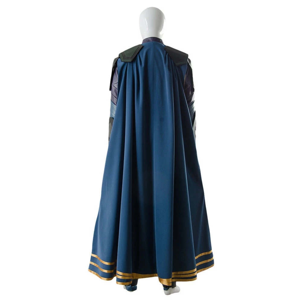 Thor 3 Ragnarok Loki Cosplay Costume Blue Version 5 Thor 3 Ragnarok Loki Cosplay Costume Blue Version - Image 3