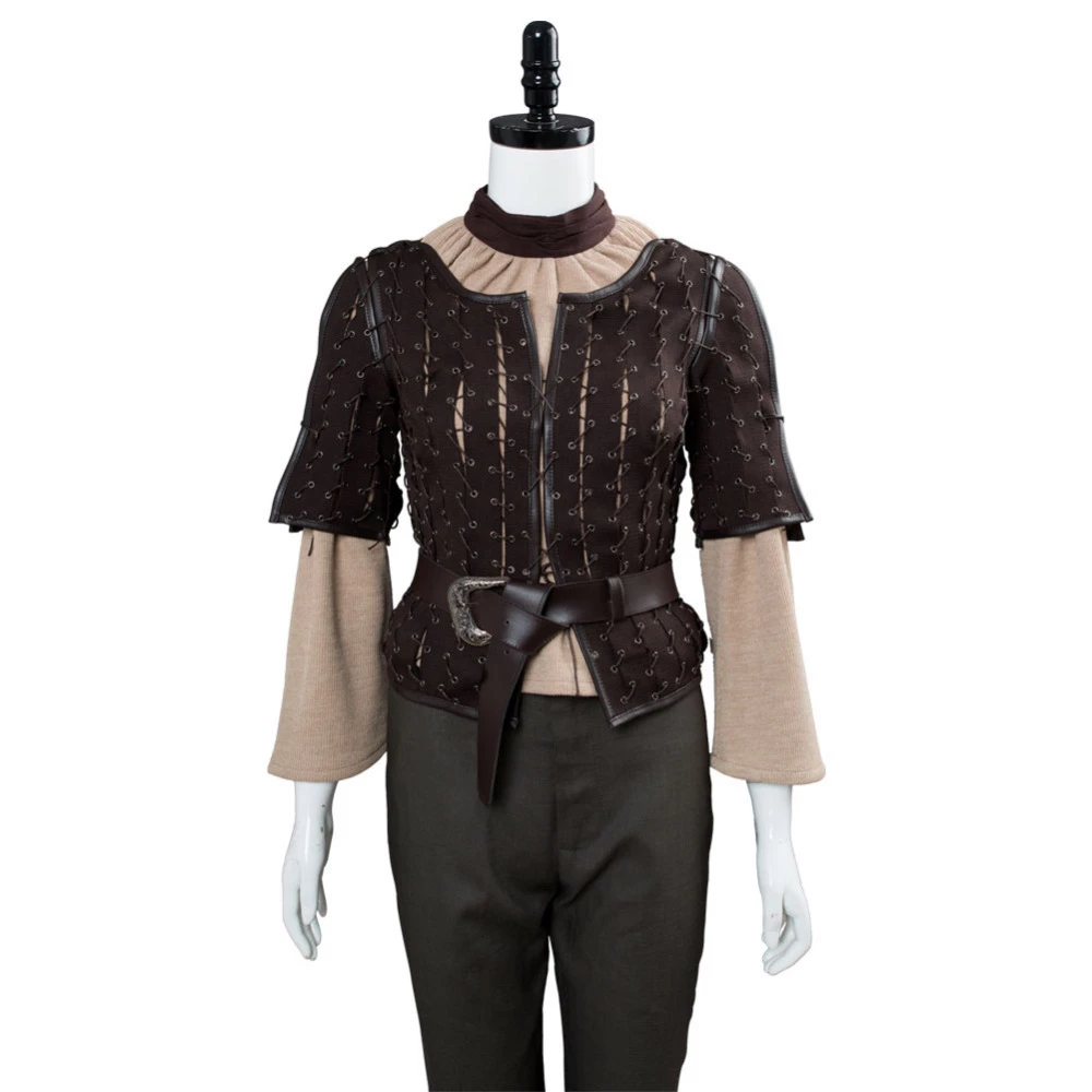 Game Of Thrones Arya Stark Cosplay Costume 6 Game Of Thrones Arya Stark Cosplay Costume - Image 4