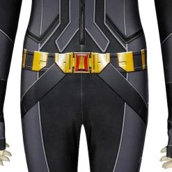Movie Black Widow Yelena Belova Black Jumpsuit Cosplay Costume 15 Movie Black Widow Yelena Belova Black Jumpsuit Cosplay Costume -Game Costumes Shop COS 023 06 17