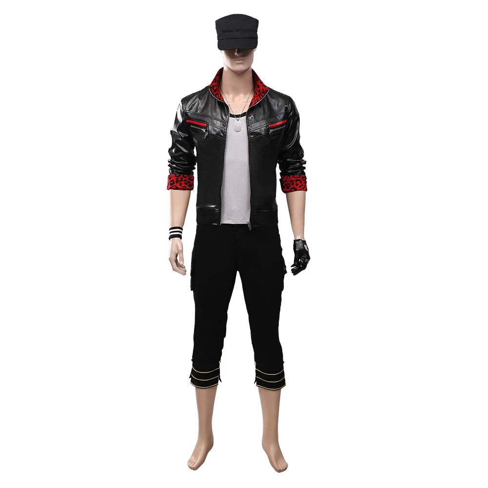Final Fantasy VII Remake Leslie Kyle Cosplay Costume 3 Final Fantasy VII Remake Leslie Kyle Cosplay Costume