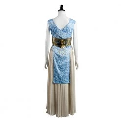 Game Of Thrones Mother Of Dragon Daenerys Targaryen Blue Suit Cosplay Costume -Game Costumes Shop COS 024 03 91