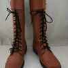 Captain America Brown Cosplay Boots -Game Costumes Shop COS 026 01 1