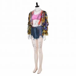 Birds Of Prey (and The Fantabulous Emancipation Of One Harley Quinn) Harley Quinn Cheerleader Suit Cosplay Costume -Game Costumes Shop COS 026 02 122