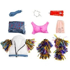 Birds Of Prey (and The Fantabulous Emancipation Of One Harley Quinn) Harley Quinn Cheerleader Suit Cosplay Costume -Game Costumes Shop COS 026 04 65