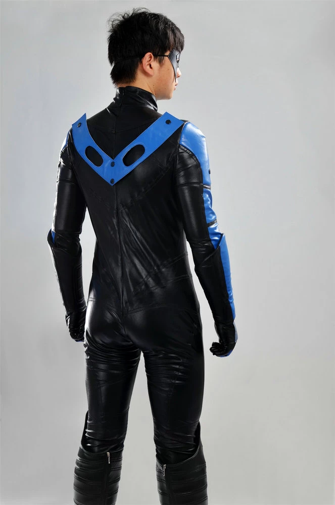 Deluxe Batman: Arkham City Nightwing Cosplay Costume 7 Deluxe Batman: Arkham City Nightwing Cosplay Costume - Image 5