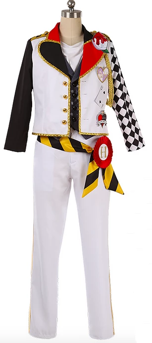 Disney: Twisted-Wonderland Heartslabyul Deuce Spade Cosplay Costume 4 Disney: Twisted-Wonderland Heartslabyul Deuce Spade Cosplay Costume - Image 2