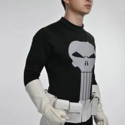 Deluxe The Punisher Frank Castle Cosplay Costume -Game Costumes Shop COS 028 04 2